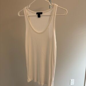 J Crew White Tank Top - Small